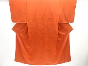 荒波模様織出し色無地着物